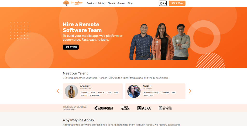 ¿Cuáles son las Mejores Empresas de Transformación Digital en Colombia? 4 Imagine Apps